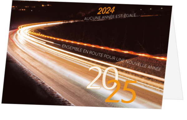 Carte de Vœux - En route vers 2025